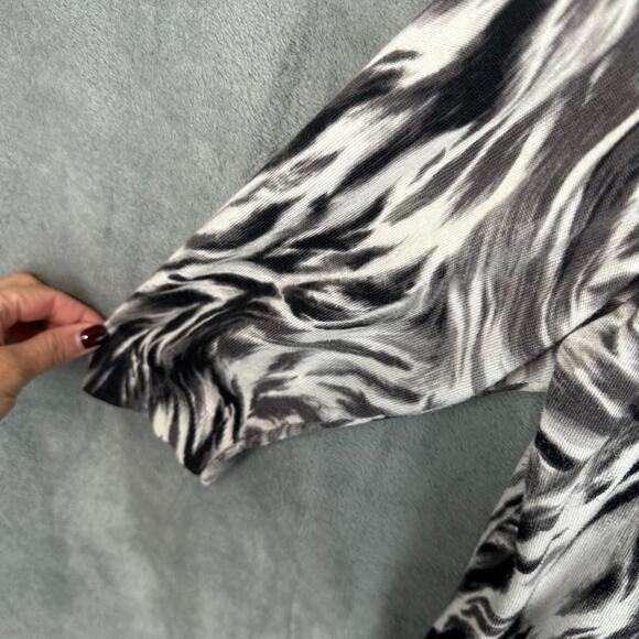 Talbots Sweater Womens 2X Petite Black Cardigan Lightweight Preppy Career Church - Picture 4 of 13